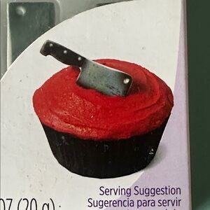 NWT Halloween Cupcake Decorations Wilton Silver Knife Icing Decorations